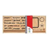 Artemio Set van 20 houten stempels