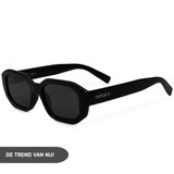 DUTCH'D® Zonnebril ARISE Unisex Zwart Gepolariseerd Kunststof