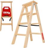 KADAX Houten ladder, 4 treden