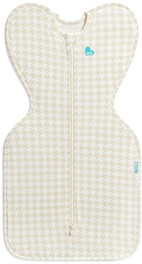 Love to Dream™ Babyslaapzak Swaddle Up™ - Beige Pied de Poule - 0-3 maanden - All season