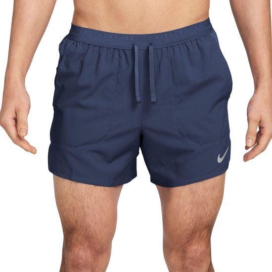 Nike M NK DF STRIDE 5IN BF SHORT Heren Hardloopshort Blauw XL