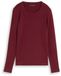 Tom Tailor - Chemise basique en coton à manches longues - Taille M - Preppy Plum
