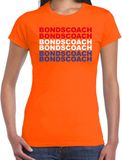 Bellatio Decorations Bondscoach Supporter t-shirt oranje voor dames - Nederlands elftal / EK/WK shirts XL