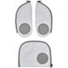 ergobag Accessoires de schulz Zip Set Reflex, 3-tlg. Argent Réfléchissant