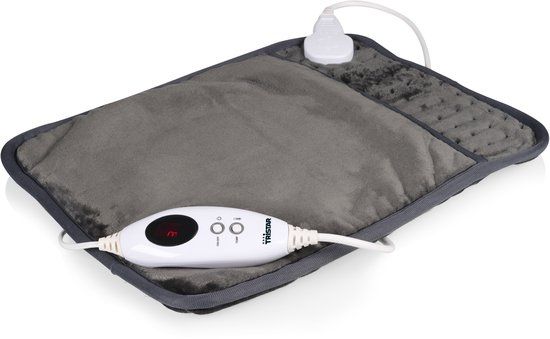 Tristar BW-4771 Elektrische Hand- en Voetwarmer – 6 Warmtestanden – Wasbaar – 42x32cm – Fleece – Automatische Uitschakeling - Grijs