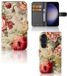 B2Ctelecom Hoesje voor Samsung Galaxy S24 Bloemen