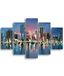 Homemania Afbeelding New Yorkb-5 steden en landschappen per woonkamer, meerkleurig, van MDF, 95 x 0,3 x 60 cm