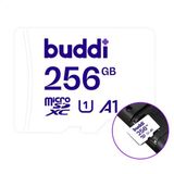 Buddi MicroSDXC Geheugenkaart 256GB Wit