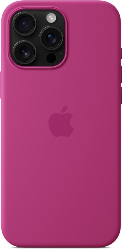 Apple Hoesje Geschikt voor iPhone 16 Pro Max Hoesje Siliconen - Apple Silicone Backcover MagSafe - Roze