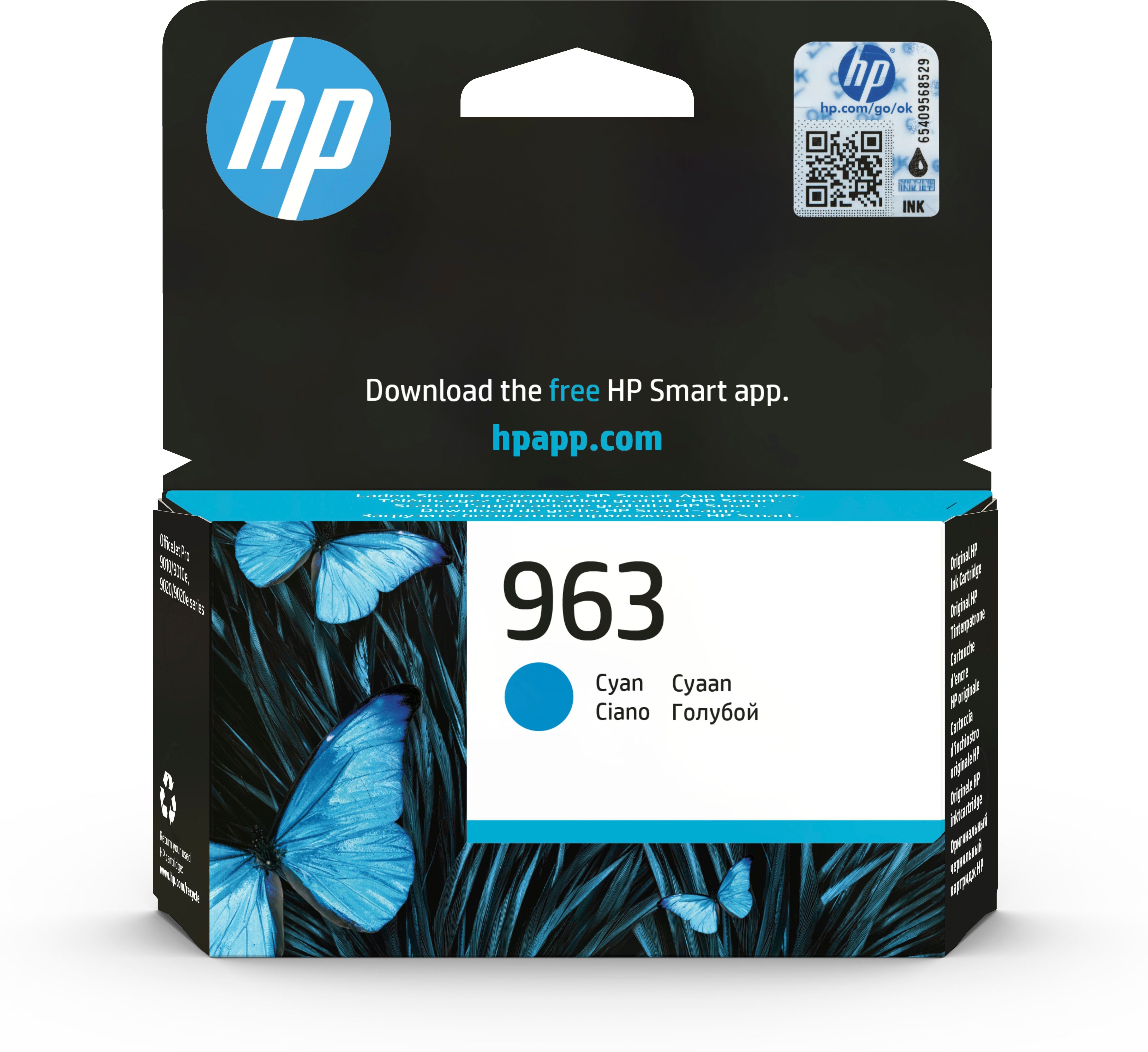 HP 963 Cyaan Inktcartridge - Origineel