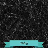 Creative Deco 200g Zwart Versnipperd Kraft-Tissuepapier