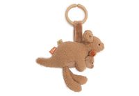 Jollein Kangaroots Wagenhanger - Kinderwagen Speelgoed - Bruin