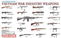 Dragon Modelbouwpakket Militaire voertuigen - 3818 Vietnamoorlog Infanteriewapens - Quartermaster Serie - Wapenset Plastic - 1:35 - Modelbouw