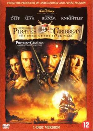 Johnny Depp pirates of the caribbean: the curse of the black pearl dvd