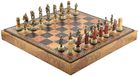 Italfama Jeu d'échecs, dames et backgammon 3-en-1 - Romains vs Arabes