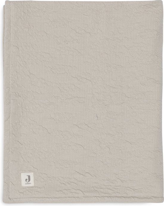 Jollein Soft Waves Baby Blanket - Nougat/Velvet - 100x150cm