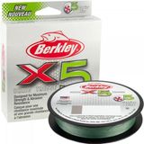 Berkley X5 Braid Low-Vis - Green - 0.12mm - 4.5kg - 300m