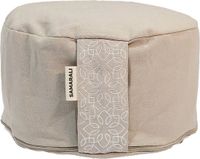 Samarali Meditatiekussen - Yoga kussen - GOTS gecertificeerd - 100% ecologische materialen - Grijs kasteel
