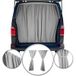 Ford Rideaux De Porte Hayon Pour Ford Transit Tourneo Custom L1 L2 Gris Tissu