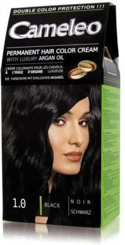 Cameleo Haarverf Zwart Kleuring 1.0 - 80 ml