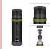 Thermos Mountain 0,5L Zwarte Drinkfles