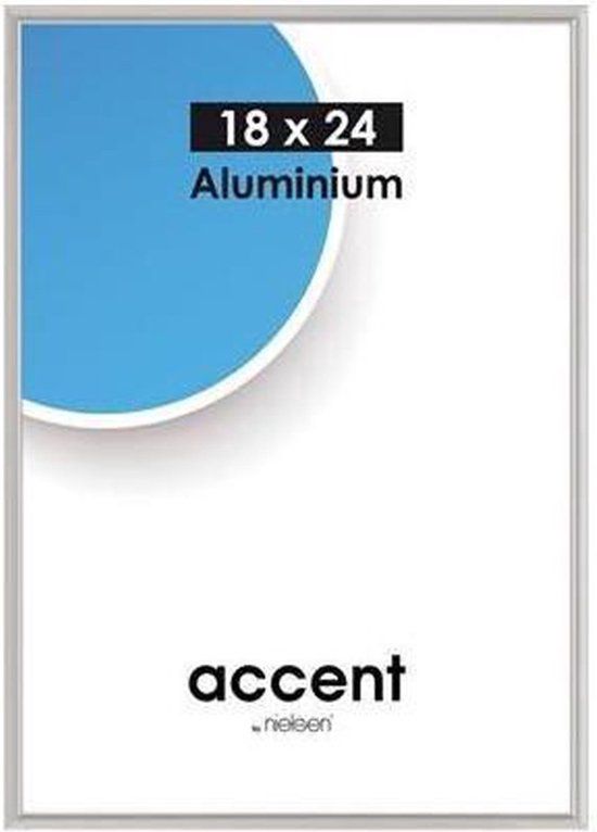 Nielsen Fotolijst 53524 Accent Mat Zilver 20x30 cm