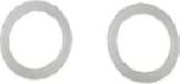 Bellerofonte Joint en caoutchouc pour tube quartz 30 Watt et 55 Watt