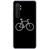 Xiaomi Mi Note 10 Lite Bike hipster bedrukt siliconen hoesje