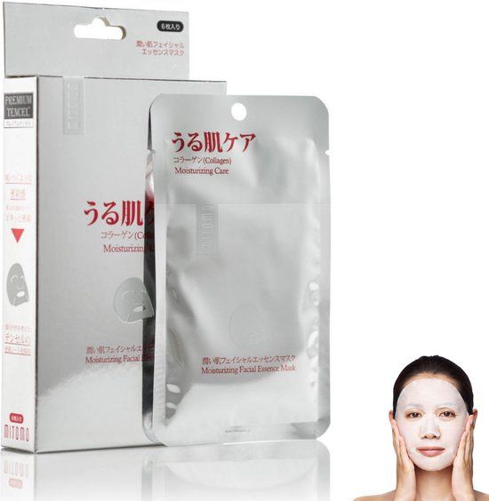 Mitomo Collagen Tissue Masker - Sheet Masker - 25g - Anti-Wrinkle