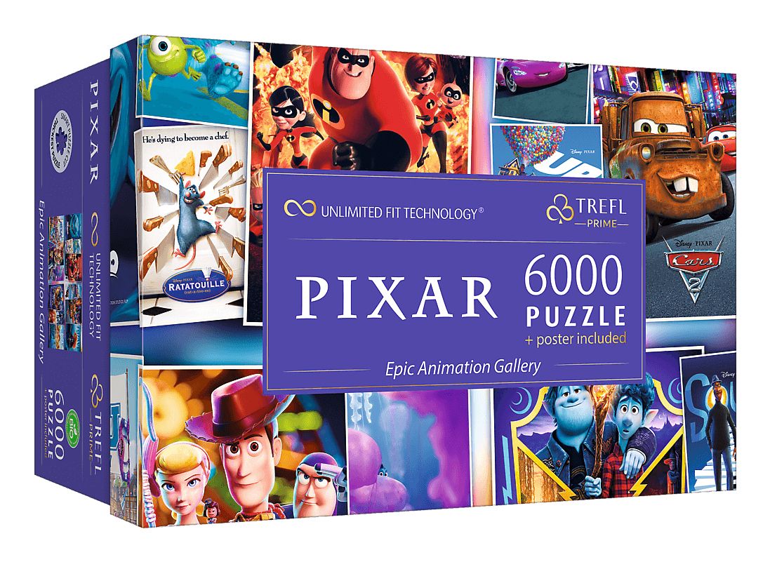 Trefl PRIME Pixar Legpuzzel 6000 stukjes - Cartoon legpuzzel FSC Mix.