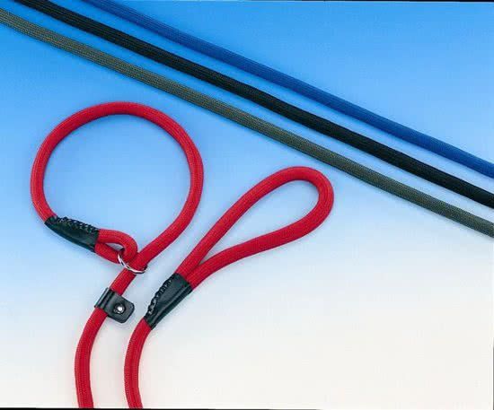 Nobby fun retriever lijn lijn en halsband in 1 zwart 1,3 x 170 cm - 1 st