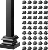 Vevor 50 Stuks Aluminium Baluster Platte Schoenen Gesmede Spindels voor Trappen