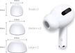 CHPN - Couvertures en silicone pour AirPods Pro - Blanc - 6 pièces