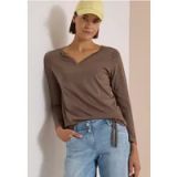 cecil Shirt met split in de hals, in tuniekstijl