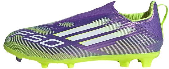 adidas Performance F50 League Veterloze Firm/Multi-Ground voetbalschoenen Kids - Paars - Maat 32