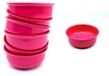 Kimmel Kom 10 cm set van 6 fuchsia