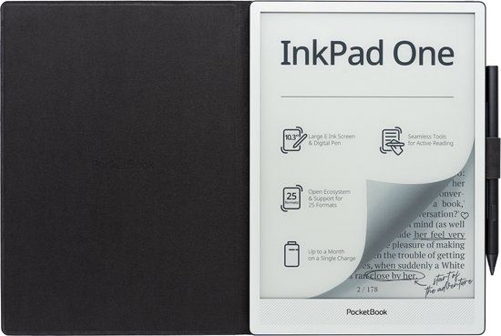 PocketBook e-reader hoesje voor InkPad One - Zwart