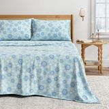 Great Bay Home 100% Turks katoen kingsize flanellen lakenset
