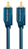Clicktronic 3m RCA Audio Cable, Blue