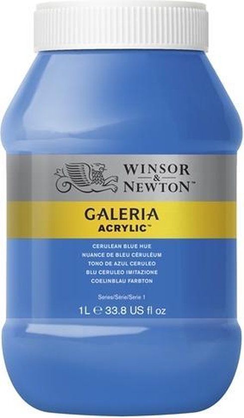 Winsor & Newton Galeria acrielverf Blauw Pot 1000 ml
