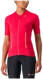 Castelli Endurance Korte Mouw Wielertrui Roze M Vrouw