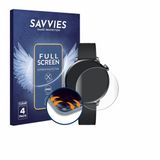 Savvies - Screenprotector voor OnePlus Watch 3 (43 mm) - Folie Beschermfolie transparant volledig dekking 4 Stuks
