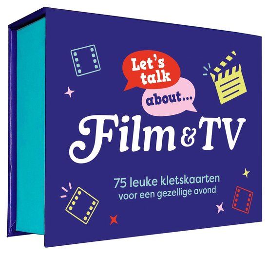 Let's Centrale Uitgeverij Deltas Let's talk about ... Film & TV: 75 leuke kletskaarten voor een gezellige avond