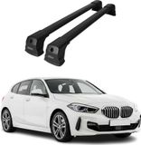 Omtec OMAC Dakdragers voor BMW 1-serie F40 2019-2024, aluminium, 2 stangen, zwart