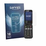 Savvies Screenprotector voor Emporia Joy LTE - Folie Beschermfolie transparant 18 Stuks