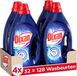 Dixan Gel Universal - Vloeibaar Wasmiddel - Voor Alle Kleuren Was - Betrouwbare Reiniging - 4 x 33 Wasbeurten - Voordeelverpakking