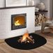 Tapis ignifuge pour cheminée et barbecue