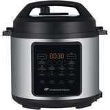 CONTINENTAL EDISON CEMCSP10006L Multicuiseur Autocuiseur - 6 L - 1000 W - Noir et Acier inoxydable