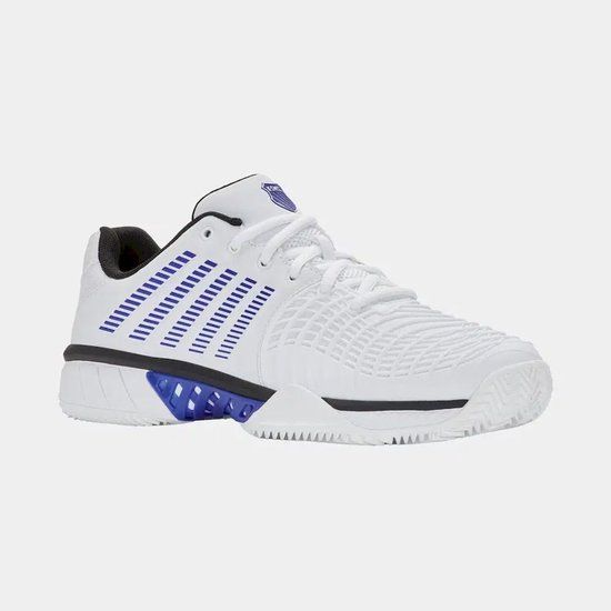 K-Swiss Express Light 3 Clay Heren Tennisschoen - Maat 45 - Wit/Blauw