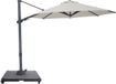 AXI Solis Zweefparasol Ø 300 cm Complete set incl. parasolvoet met wielen en beschermhoes Antraciet/beige